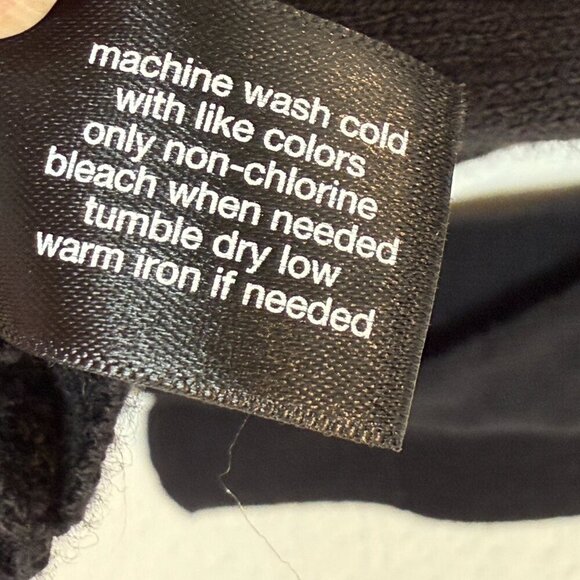 Lane Bryant Cardigan Sweater Black Button Front Round Crewneck Plus Size 22 24 - Picture 9 of 10